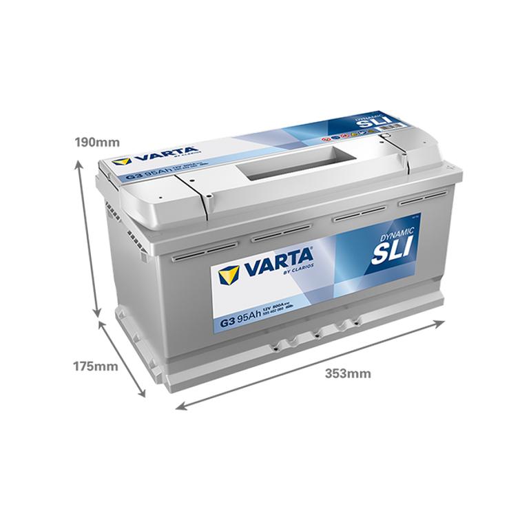 VARTA G3 Dynamic SLI 95Ah 800A