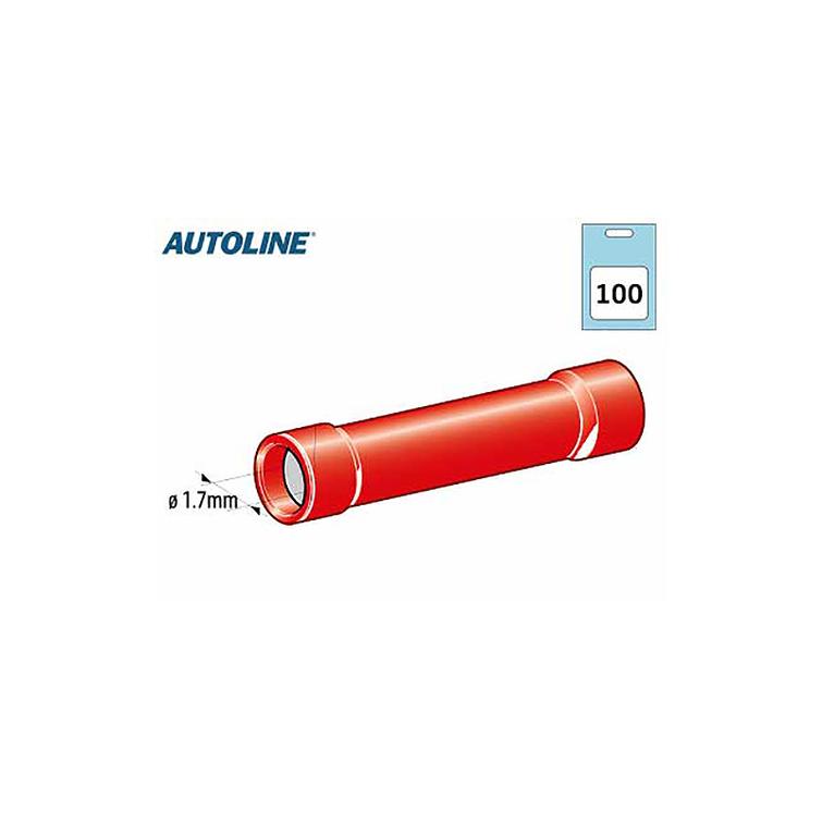 Jatkoliitin punainen 100kpl