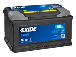 EXIDE Excell 80Ah 700 A