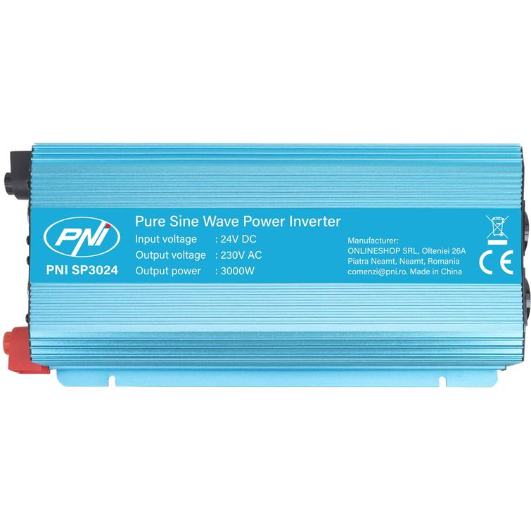 PNI Invertteri siniaalto 24V 3000W