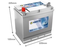 VARTA B24 Dynamic SLI 45Ah 300A