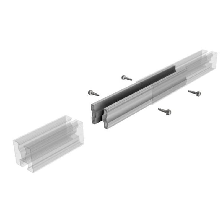 SCHLETTER Aurinkopaneelin asennuskiskon jatkopala + tarvikkeet