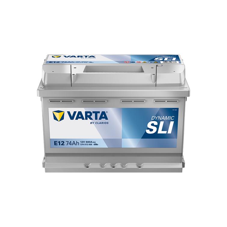 VARTA E12 Dynamic SLI 74Ah 680A + / -