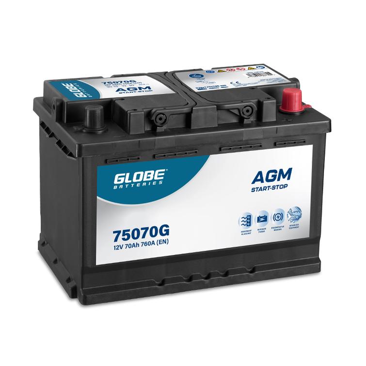 Globe AGM 70Ah 760A