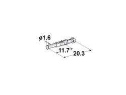 Liitin 0.5-1.0mm&sup2; johdolle