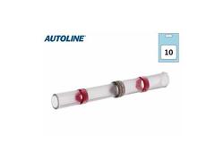 Kutistejatko tinalla, punainen 10kpl