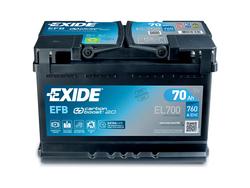EXIDE EFB 70Ah 760A