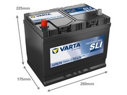 VARTA LFS75 Professional Dual Purpose 75Ah 600A