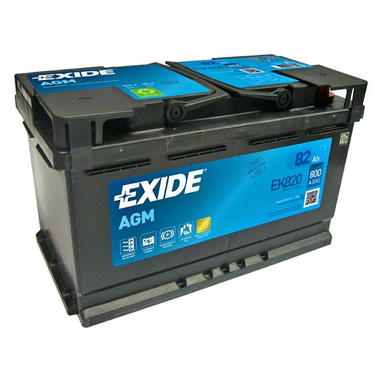 EXIDE AGM 82Ah 800 A