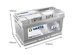 VARTA E46 Dynamic EFB 75Ah 730A
