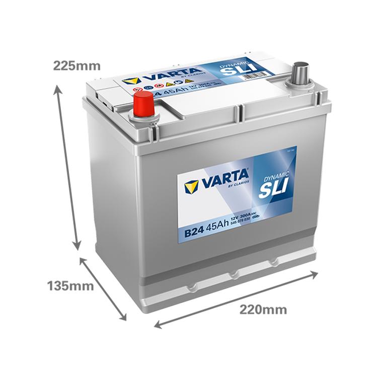 VARTA B24 Dynamic SLI 45Ah 300A