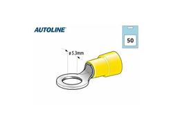  Rengasliitin M5, &Oslash;5.3mm 50kpl