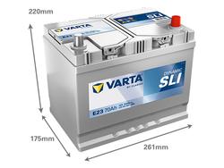 VARTA E23 Dynamic SLI 70Ah 630A