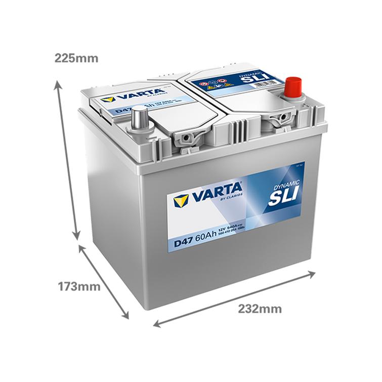 VARTA D47 Dynamic SLI 60Ah 540A