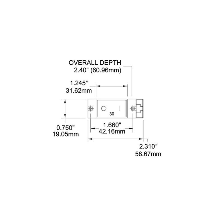 Keinukatkaisinsulake max.32VDC 5A