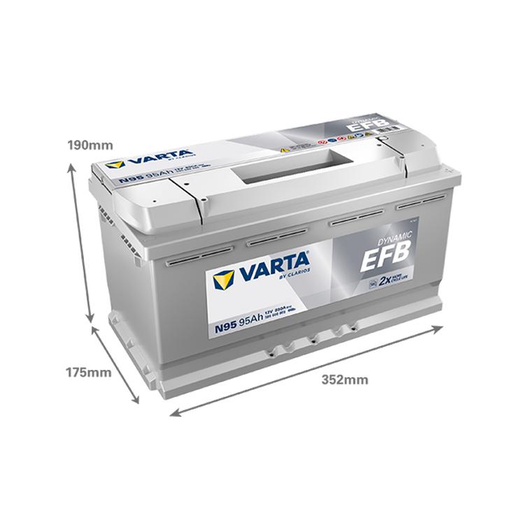 VARTA N95 Dynamic EFB 95Ah 850A