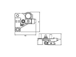 Akkukenk&auml;, Sulakerasialla 1 x Mega/Powerval
