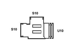 Suojaputken T-liitin A10-10-10