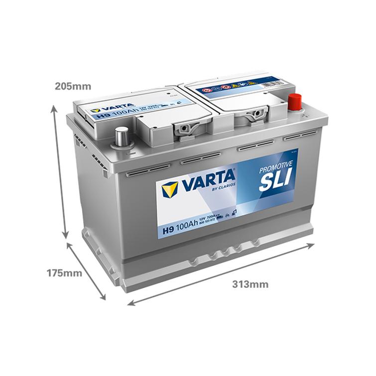 VARTA H9 Promotive SLI 100Ah 720A