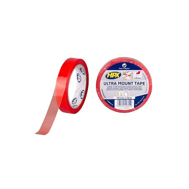 Asennusteippi, 2-puolinen 19mm/10m rulla