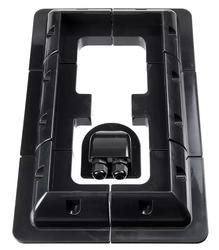 Caravan asennusteline musta