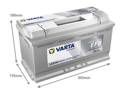 VARTA LED95 Professional EFB 95Ah 850A