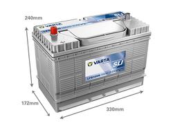 VARTA LFS105N Professional Dual Purpose 105Ah 800A