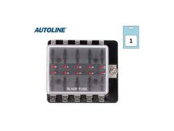 Sulakerasia 10xGM, 30A/virtapiiri