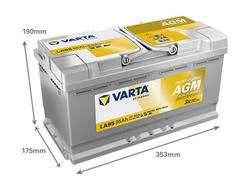 VARTA LA95 Professional Dual Purpose AGM 95Ah