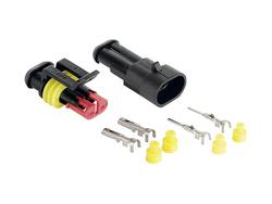 Liitinpari AMP 2N uros+naaras 10A