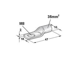 Kaapelikenk&auml; 35mm2 &Oslash;8mm