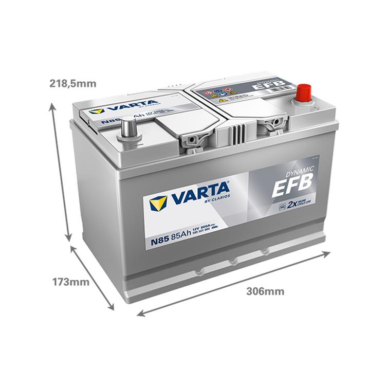 VARTA N85 Dynamic EFB 85Ah 800A
