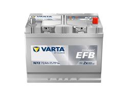 VARTA N72 Dynamic EFB 72Ah 760A