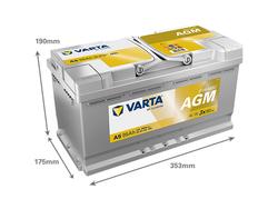 VARTA A5 Dynamic AGM 95Ah 850A