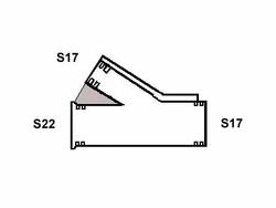 Suojaputken Y-liitin A22-17-17