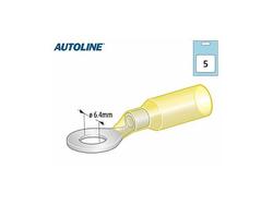 Kutisterengasliitin M6 keltainen 5kpl