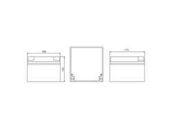 Yuasa SWL Tehoakku 12V 750W/10min