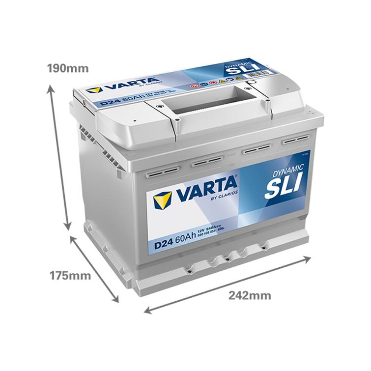 VARTA D24 Dynamic SLI 60Ah 540A