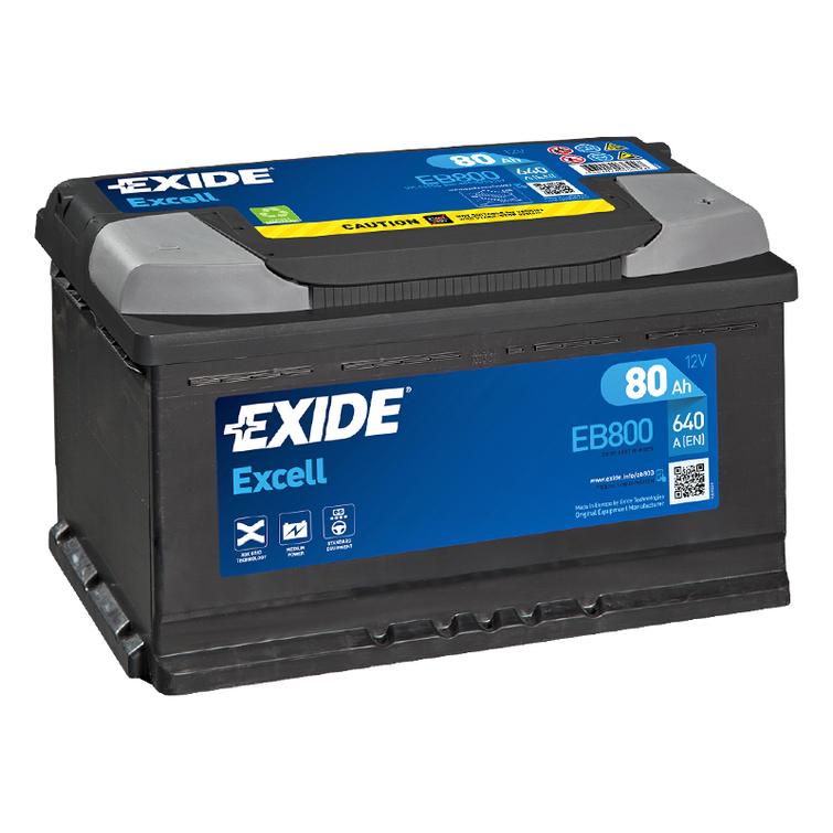 EXIDE Excell 80Ah 640A