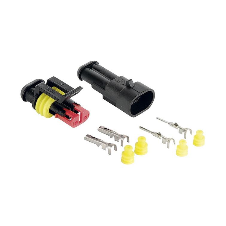 Liitinpari AMP 2N uros+naaras 10A