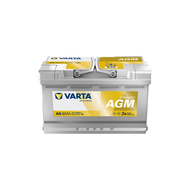 VARTA A6 Dynamic AGM 80Ah 800A