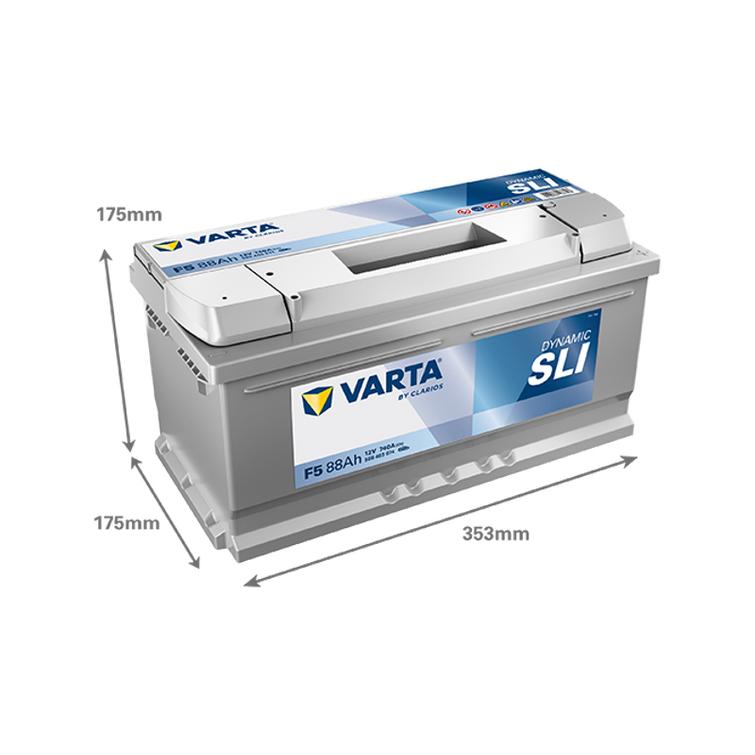 VARTA F5 Dynamic SLI 88Ah 740A matala