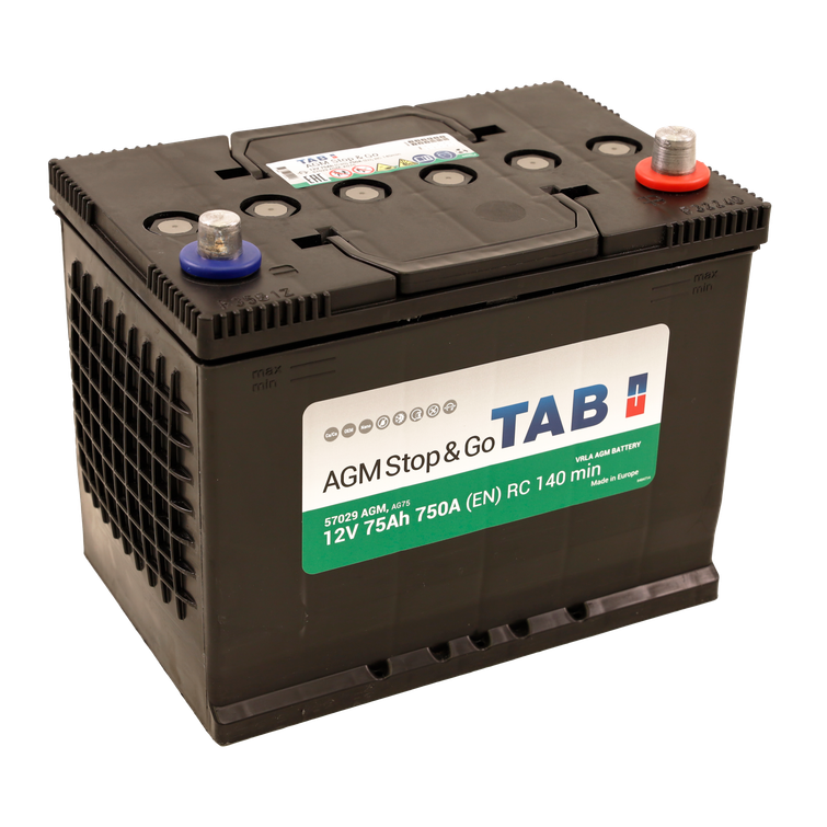 TAB AGM 75Ah 750A