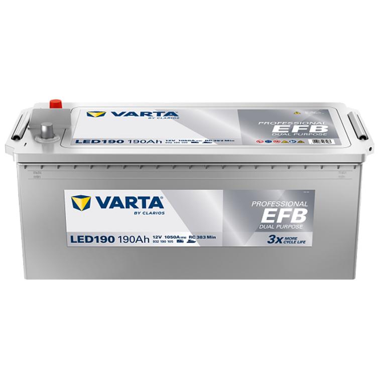 VARTA LED190 Professional EFB 190Ah 1050A