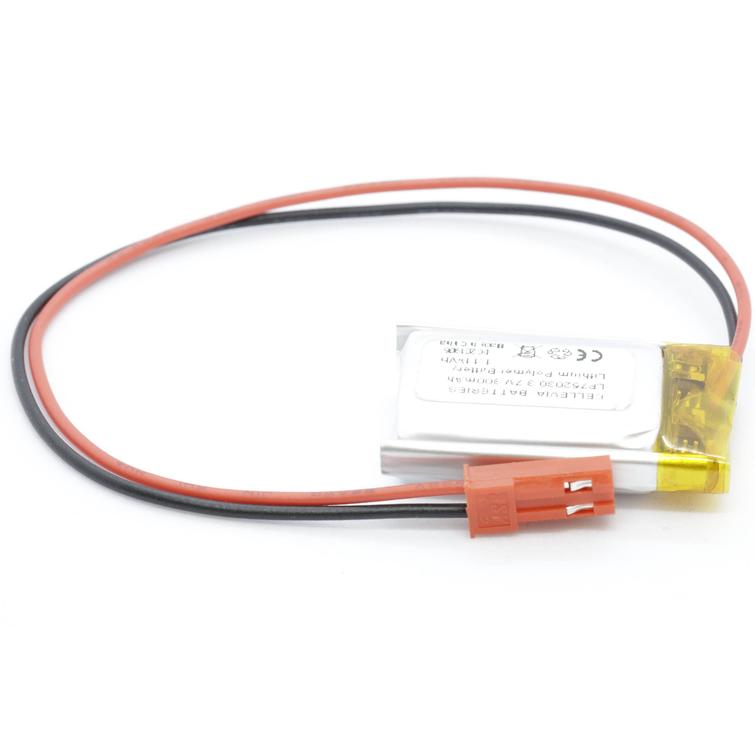 Li-polymer 3.7v 300mah LP752030/CL