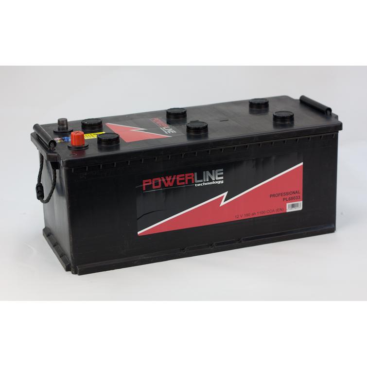 Powerline 180Ah 1000A - / +