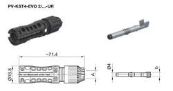St&auml;ubli MC4-EVO 2 liitinpari