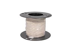 Autojohto 0.35mm&sup2;, valkoinen 100M