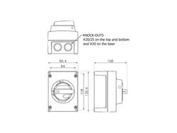 Turvakytkin AC 3x20A 400V 7,5kW