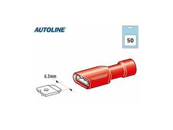 Lattaliitin 6.3mm 50kpl